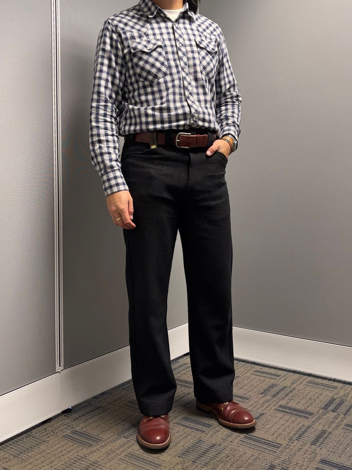 Photo by Asian on April 21, 2026 of the Iron Boots Devil Dog in Maryam Ruggine Shell Cordovan.