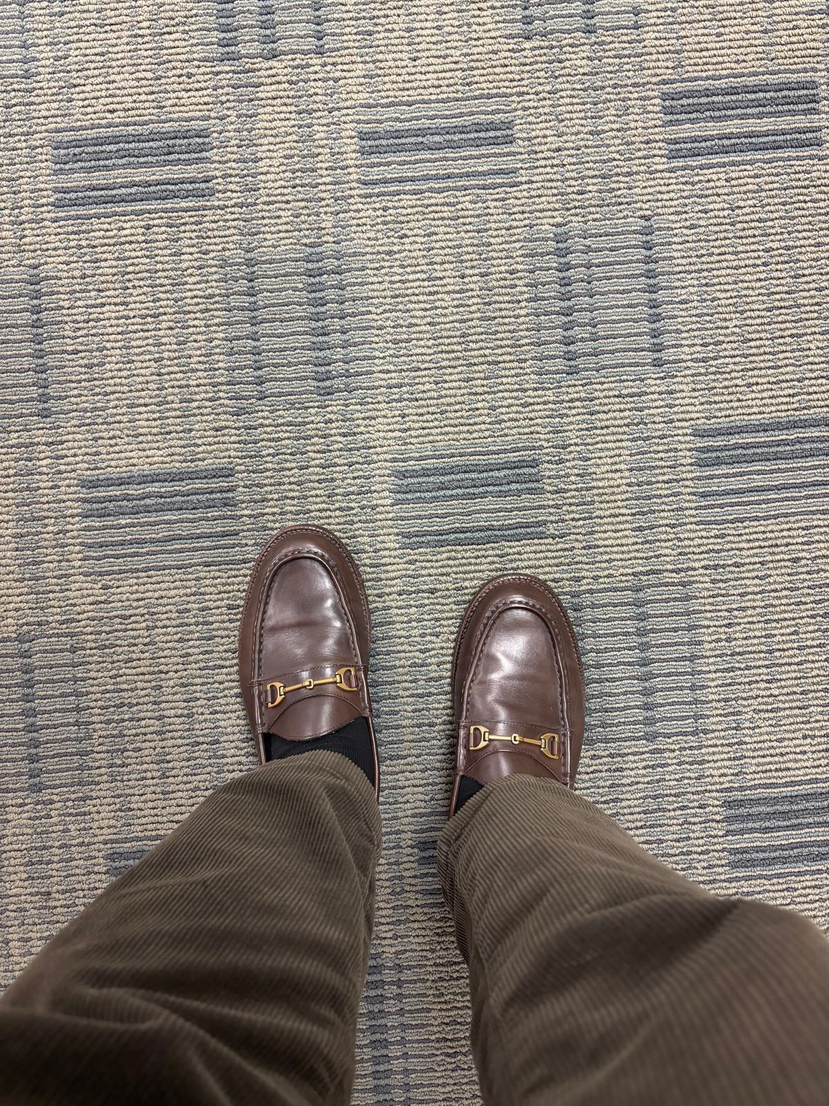 Photo by RawCordedSoul on March 17, 2025 of the Grant Stone Horsebit Loafer in Tobacco Calf.