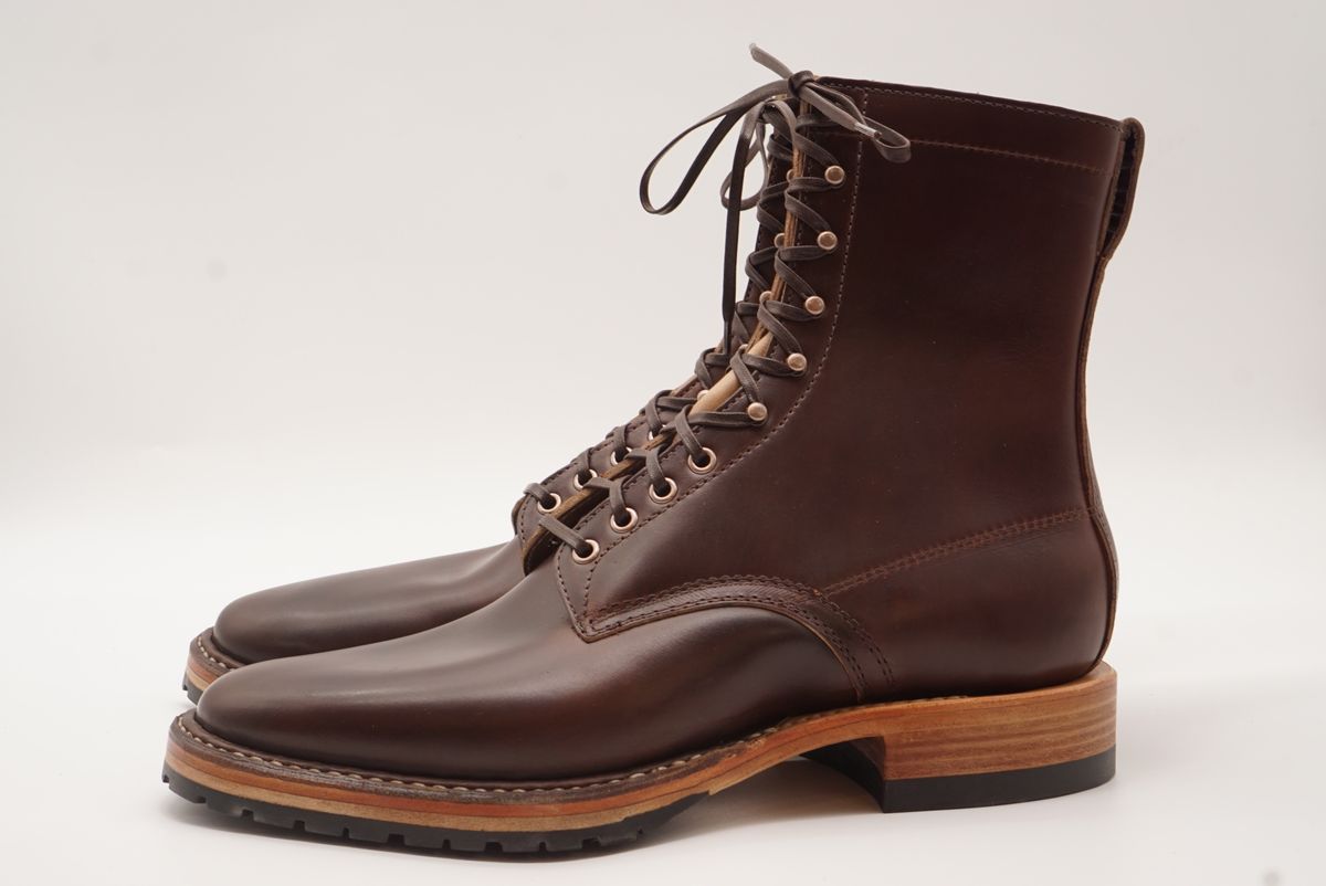 Photo by GuardedGoods on September 29, 2025 of the White's Semi-Dress in Horween Brown Chromexcel Horsehide.