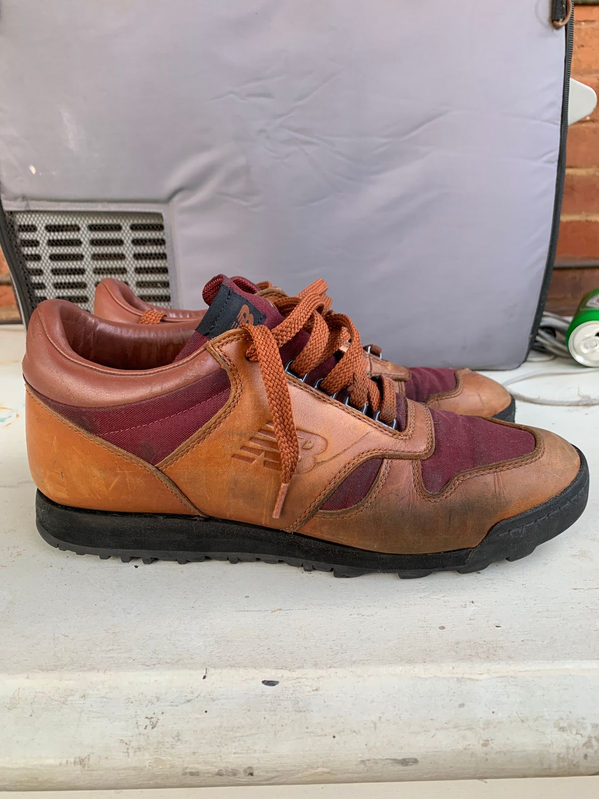 Photo by TheMorrie on April 6, 2025 of the New Balance Rainier in Unknown Natural Veg Tan.