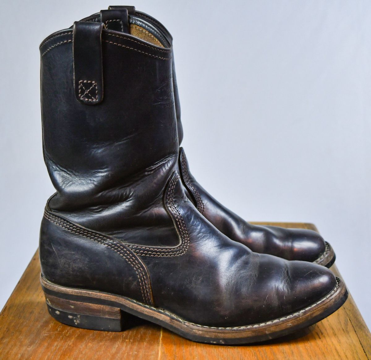 Photo by ermoyce on March 4, 2024 of the Wesco Morrison in Horween Brown Chromexcel Horsehide.