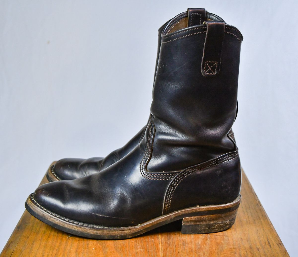 Photo by ermoyce on March 4, 2024 of the Wesco Morrison in Horween Brown Chromexcel Horsehide.