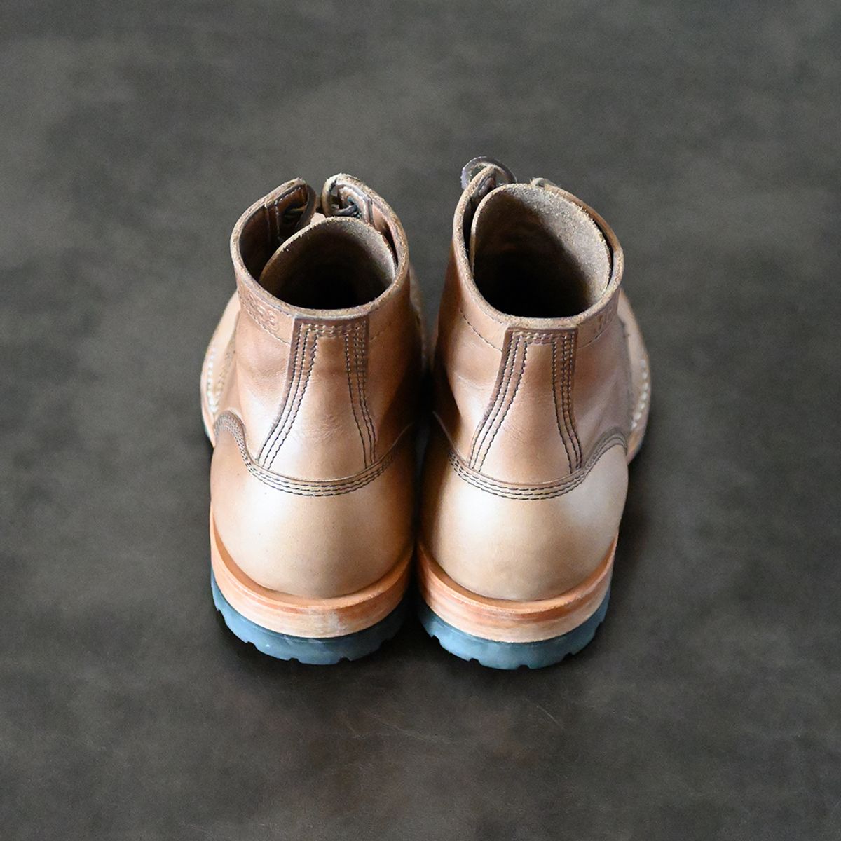 Photo by vasuki_design on December 2, 2023 of the White's MP-Sherman Plain Toe in Horween Natural Chromexcel.
