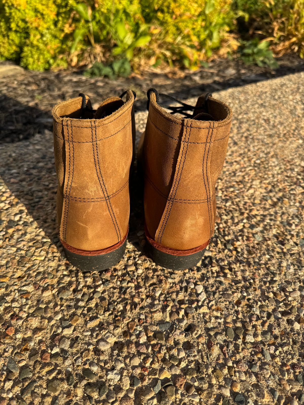 Photo by nasnurse on October 2, 2024 of the Red Wing 8062 in S.B. Foot Olive Mohave Roughout.