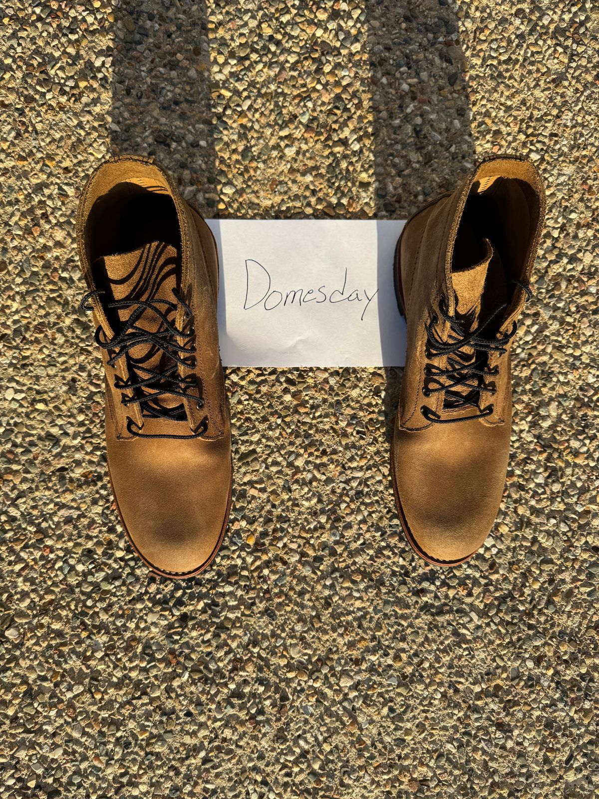Photo by nasnurse on October 2, 2024 of the Red Wing 8062 in S.B. Foot Olive Mohave Roughout.