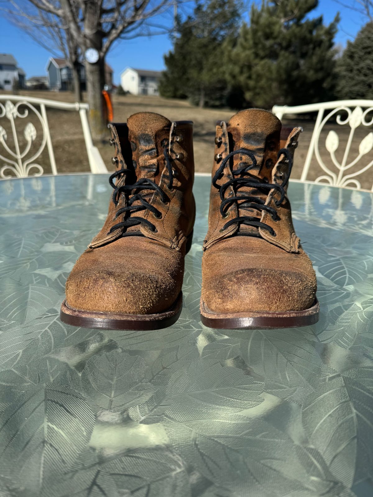 Photo by nasnurse on March 1, 2024 of the Red Wing Blacksmith in S.B. Foot Hawthorne Muleskinner.