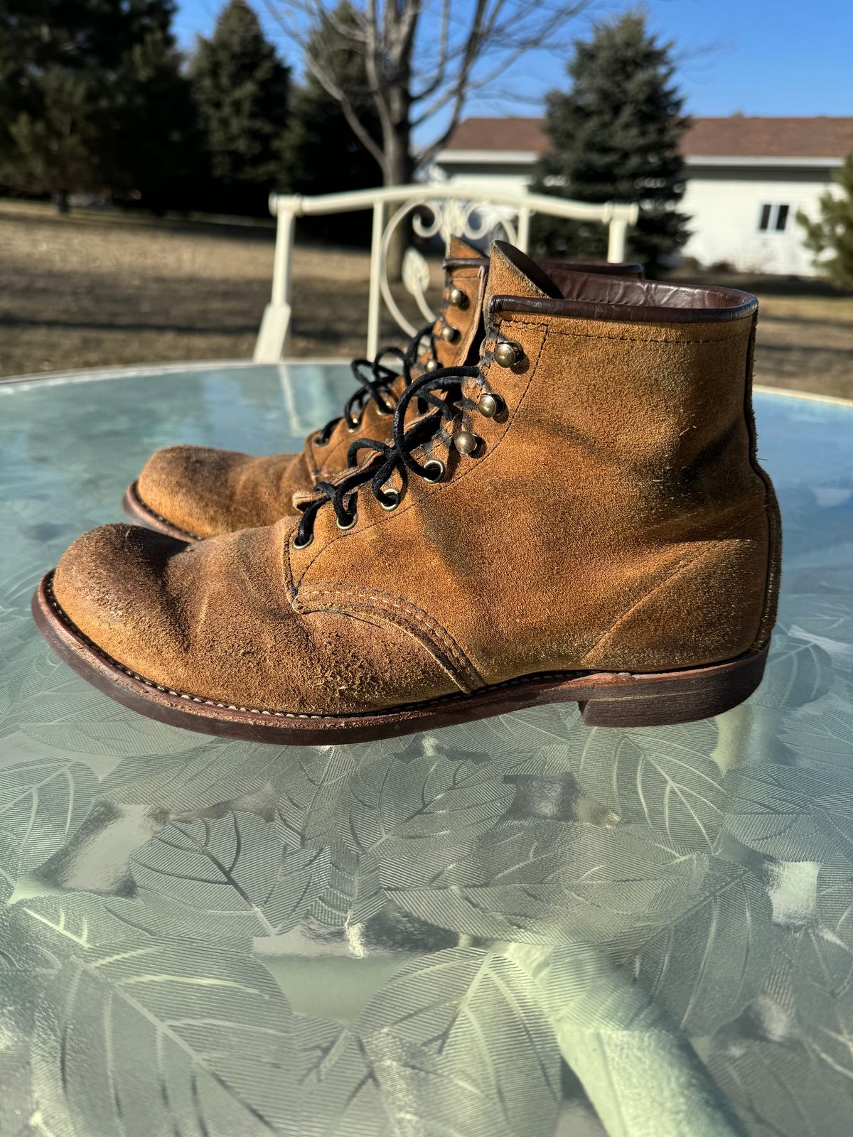 Photo by nasnurse on March 1, 2024 of the Red Wing Blacksmith in S.B. Foot Hawthorne Muleskinner.