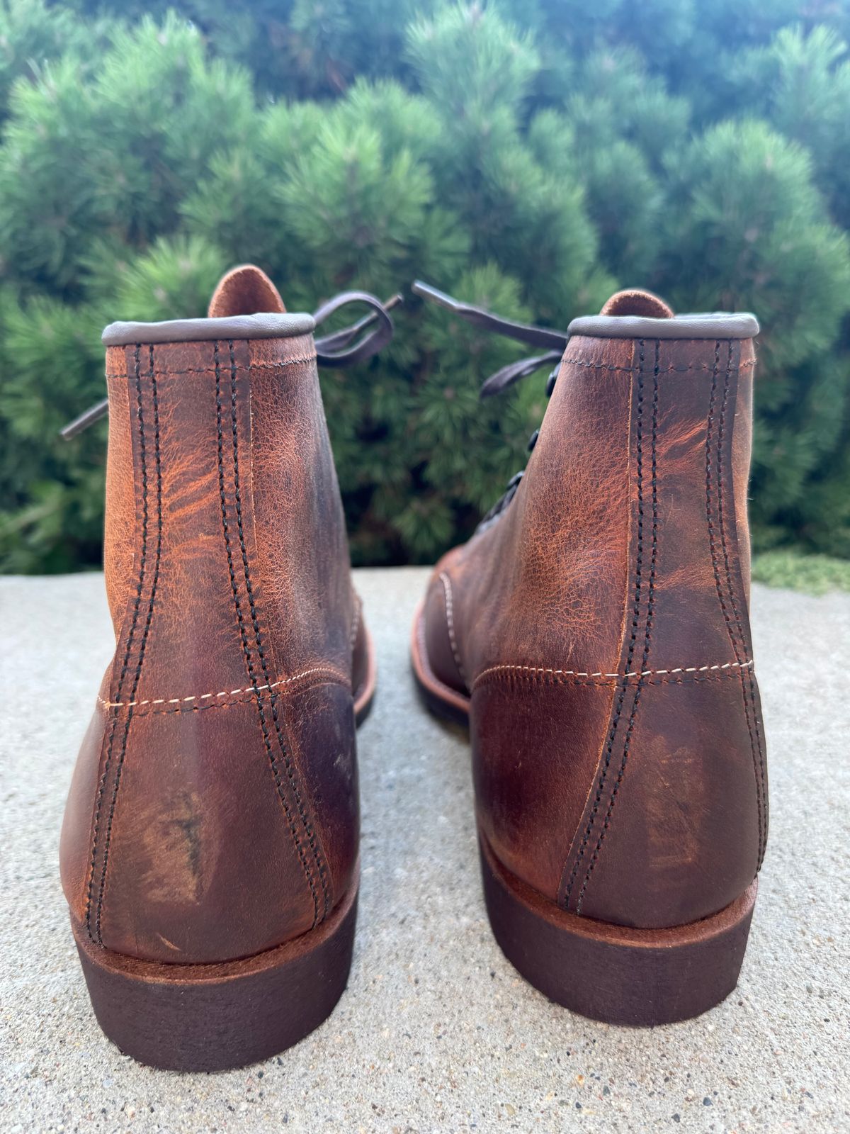 Photo by nasnurse on September 26, 2025 of the Red Wing Blacksmith in S.B. Foot Copper Rough and Tough.