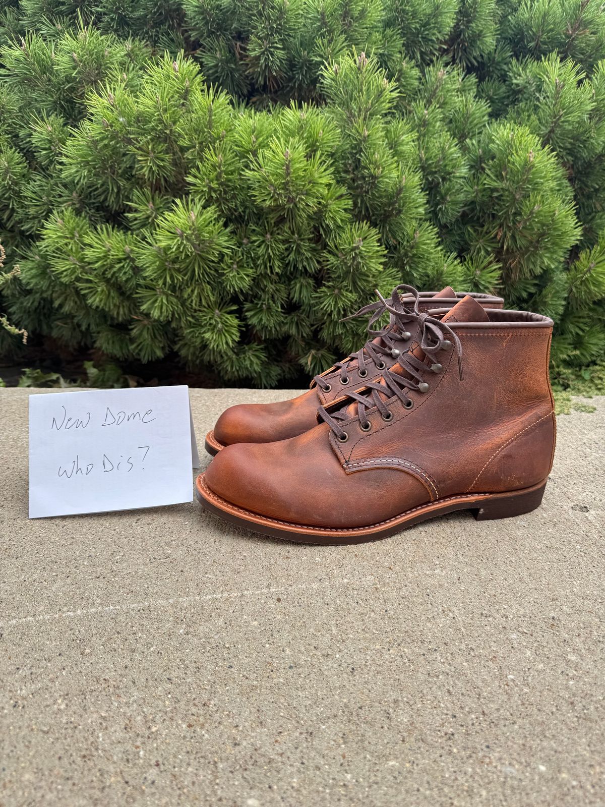 Photo by nasnurse on October 1, 2025 of the Red Wing Blacksmith in S.B. Foot Copper Rough and Tough.