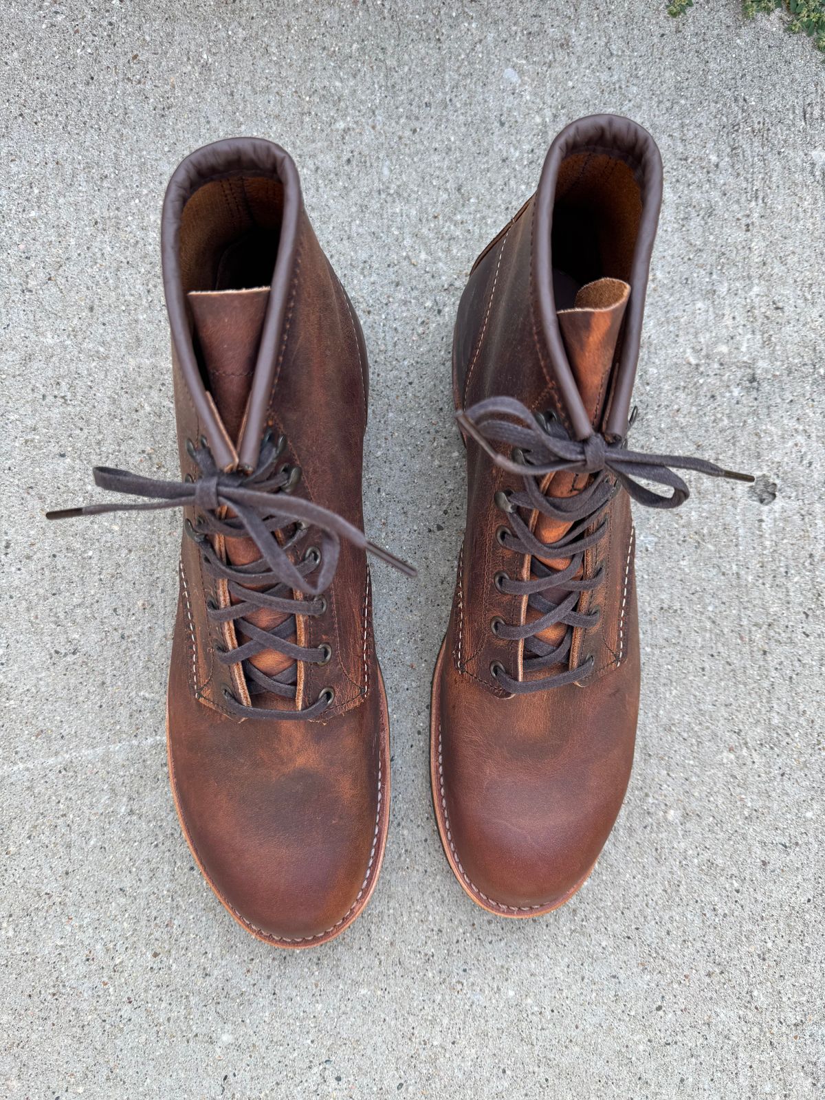 Photo by nasnurse on September 26, 2025 of the Red Wing Blacksmith in S.B. Foot Copper Rough and Tough.