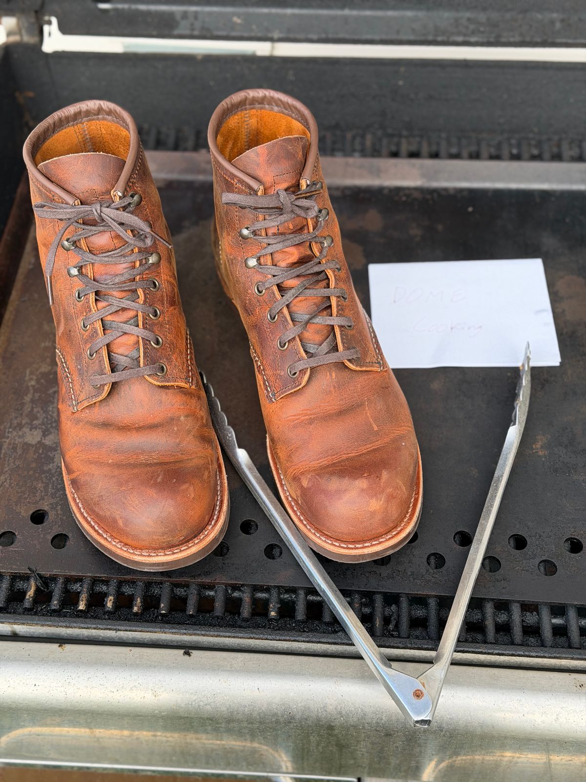 Photo by nasnurse on November 1, 2025 of the Red Wing Blacksmith in S.B. Foot Copper Rough and Tough.