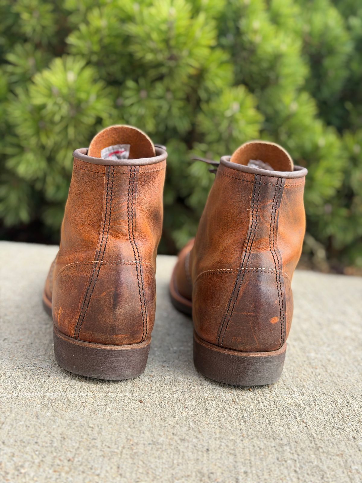 Photo by nasnurse on November 1, 2025 of the Red Wing Blacksmith in S.B. Foot Copper Rough and Tough.