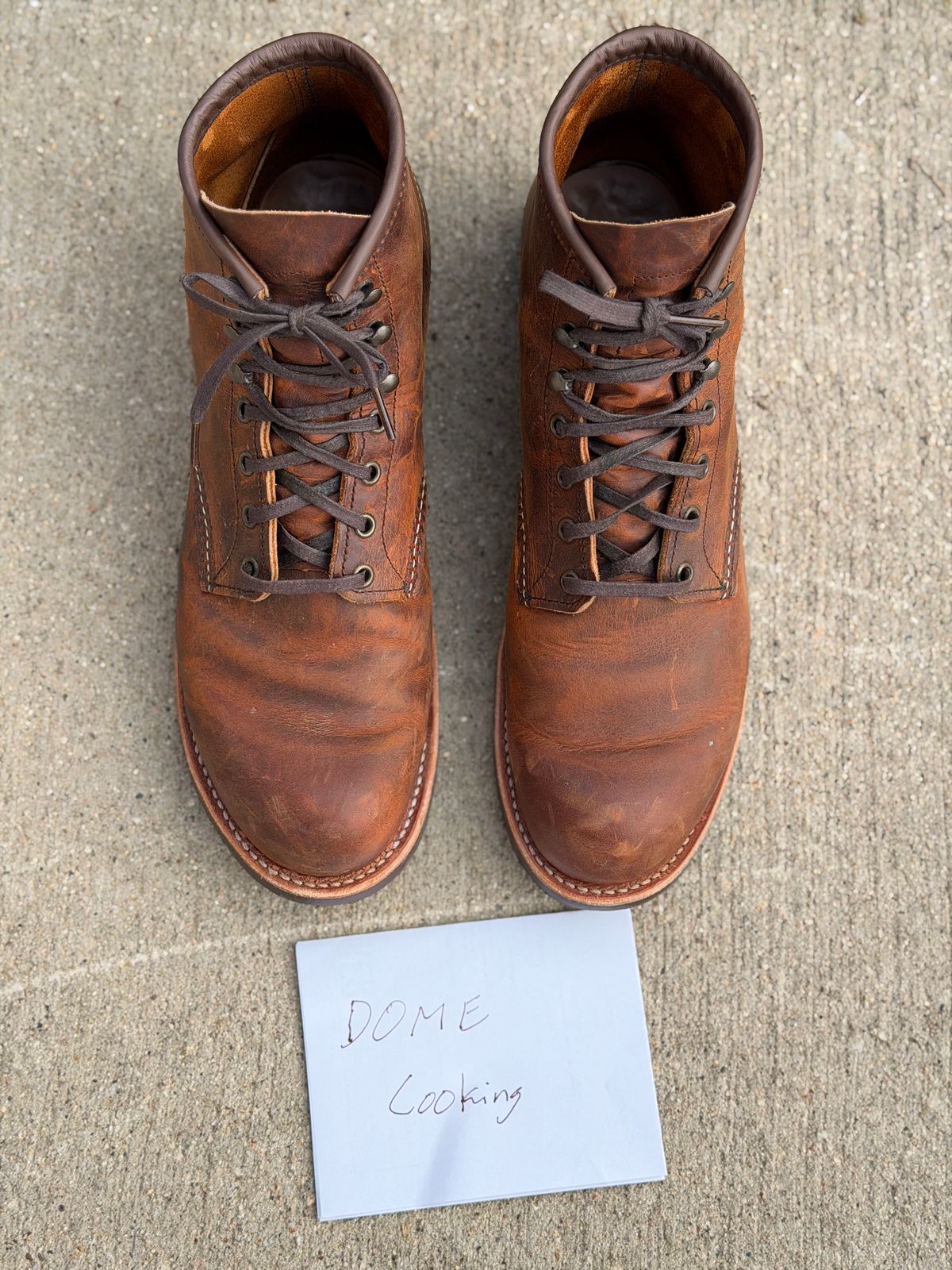 Photo by nasnurse on November 1, 2025 of the Red Wing Blacksmith in S.B. Foot Copper Rough and Tough.