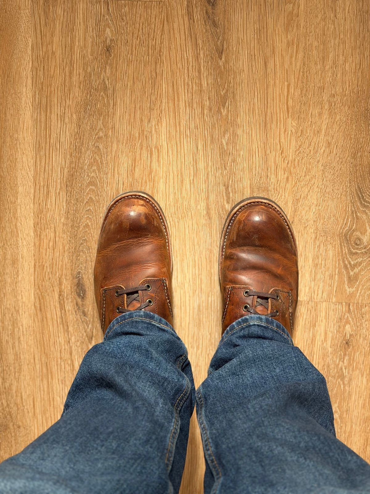 Photo by nasnurse on March 1, 2026 of the Red Wing Blacksmith in S.B. Foot Copper Rough and Tough.