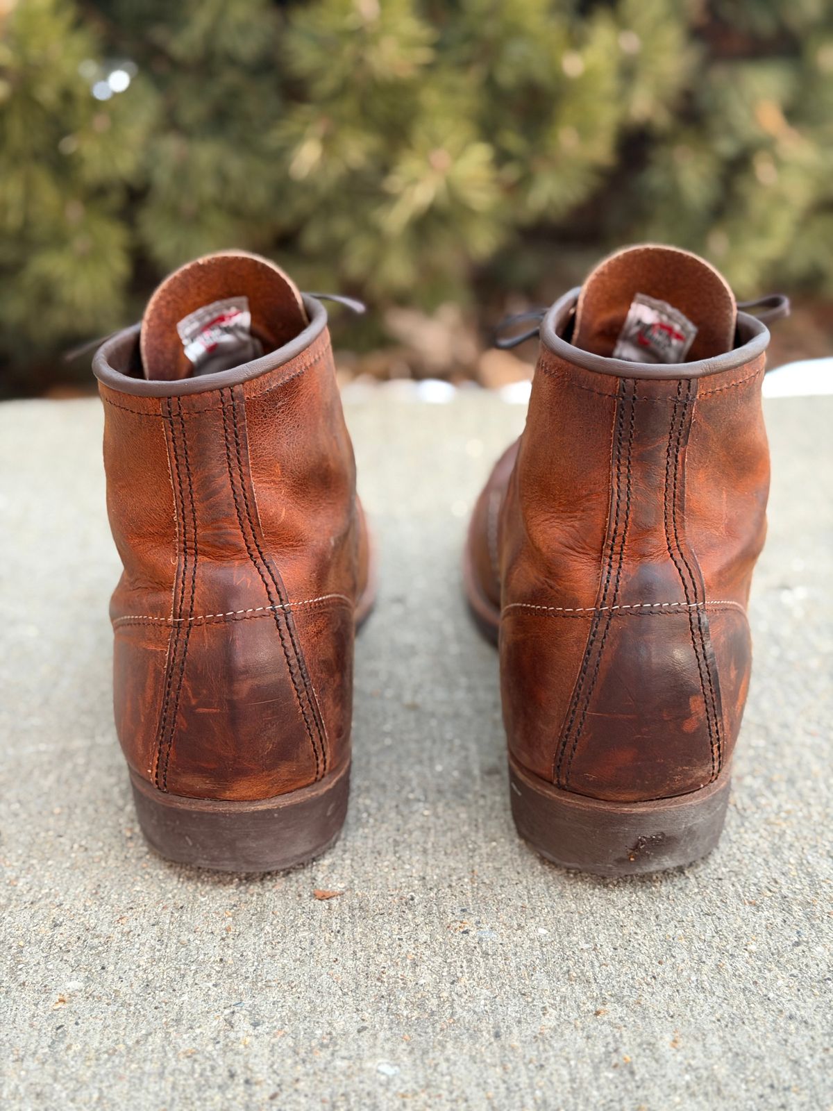 Photo by nasnurse on March 2, 2026 of the Red Wing Blacksmith in S.B. Foot Copper Rough and Tough.