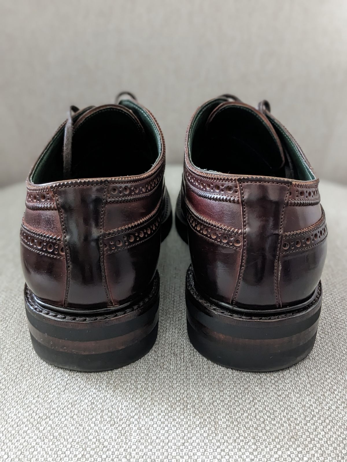 Photo by thereluctantshoemaker on February 2, 2023 of the Bridlen Unlisted Model in Unlisted Leather.