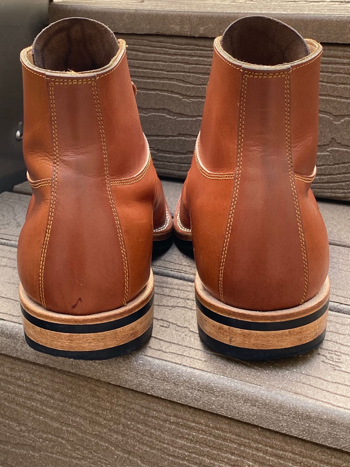 Photo by Behethan on December 4, 2023 of the Østmo Type I in Spanish Veg Tan.