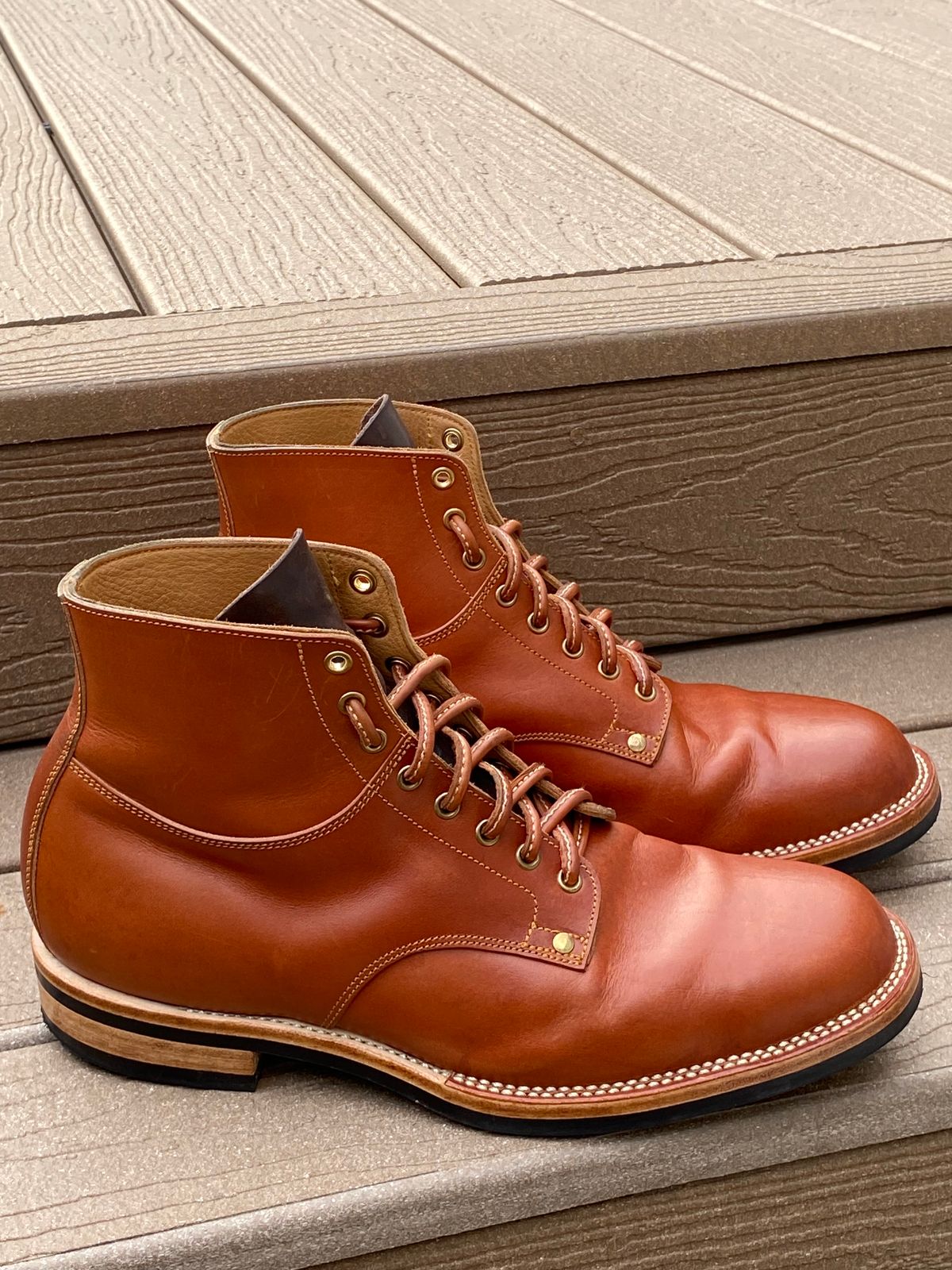 Photo by Behethan on December 4, 2023 of the Østmo Type I in Spanish Veg Tan.