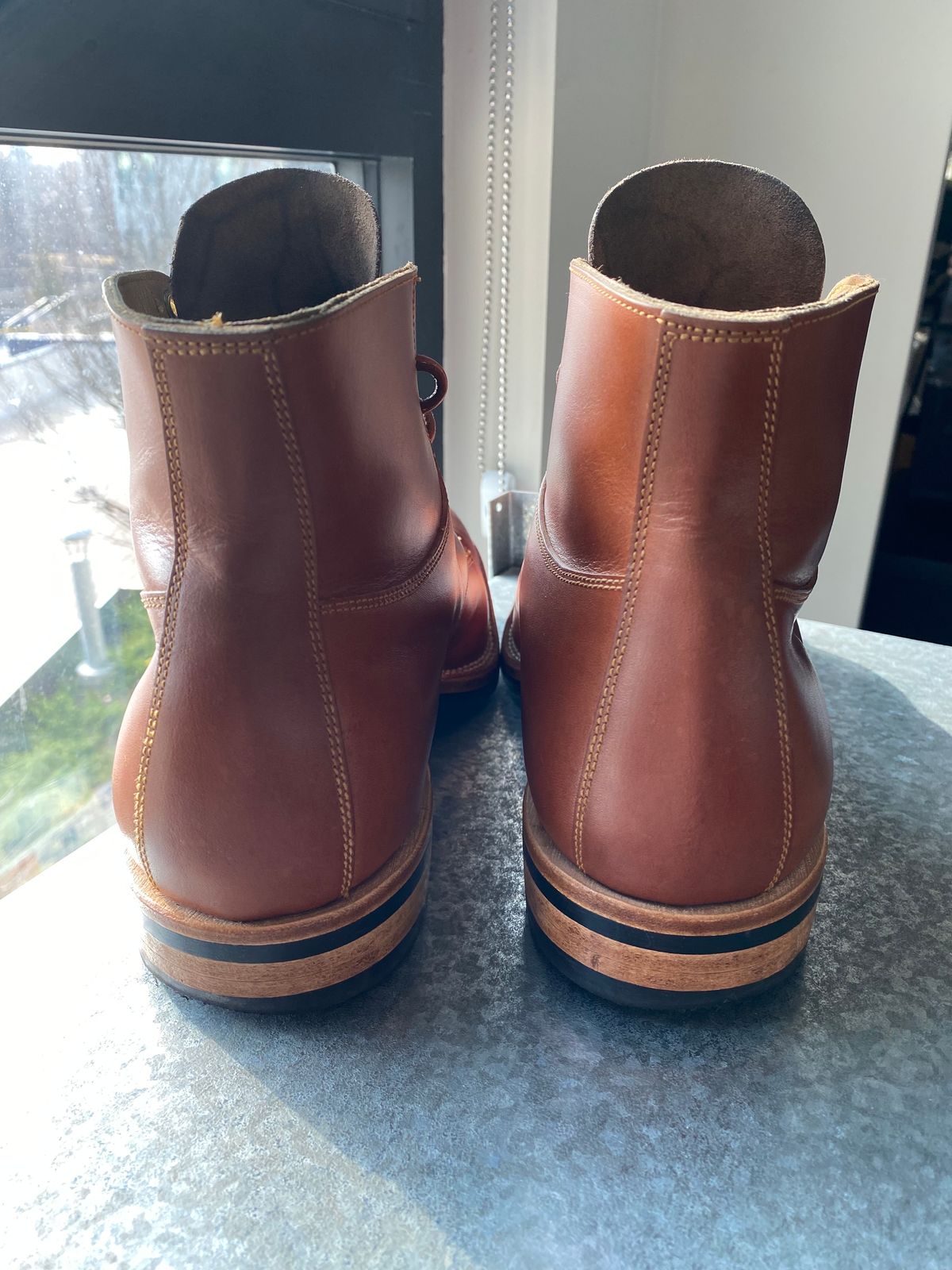 Photo by Behethan on January 4, 2024 of the Østmo Type I in Spanish Veg Tan.