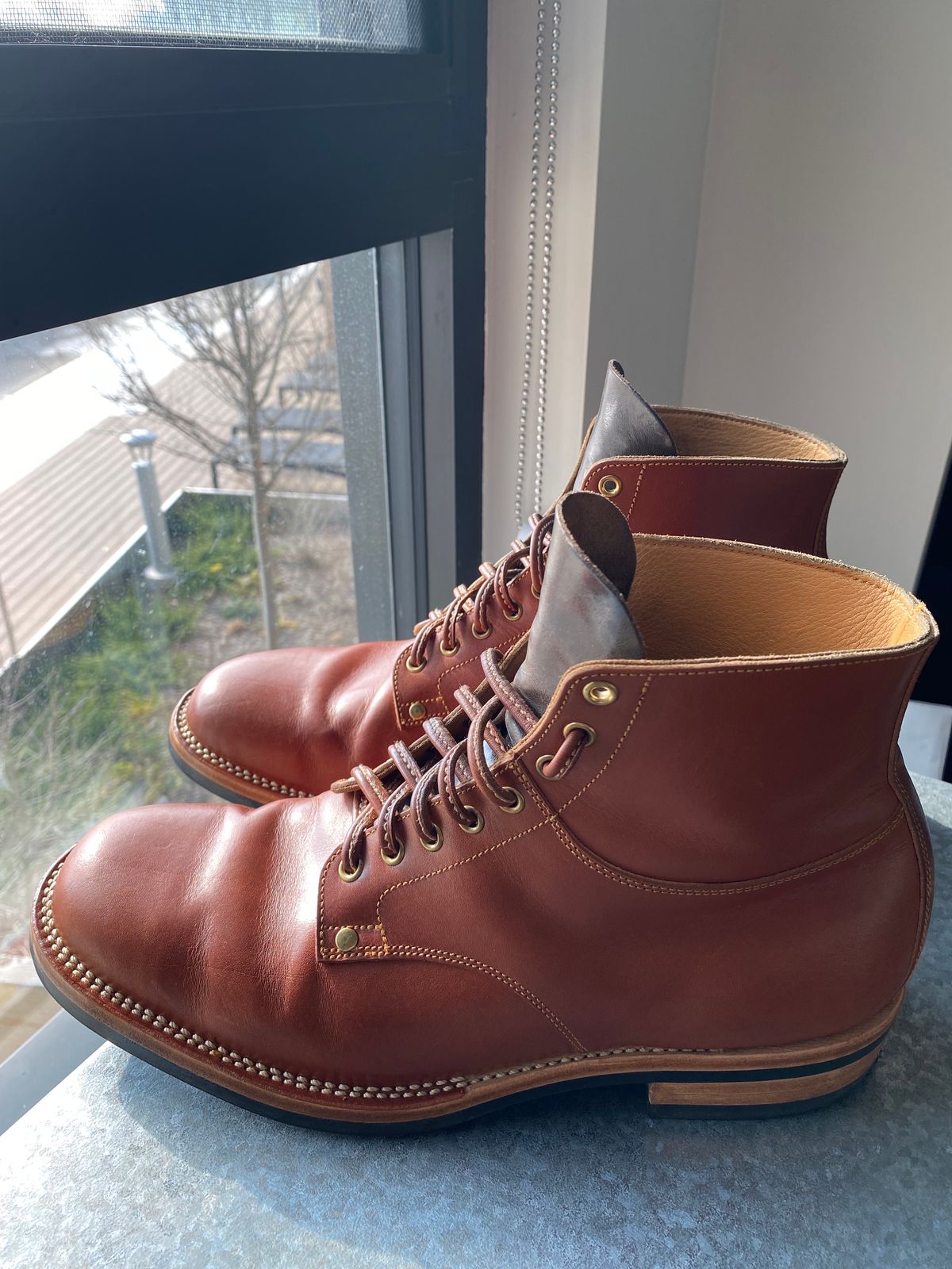 Photo by Behethan on January 4, 2024 of the Østmo Type I in Spanish Veg Tan.