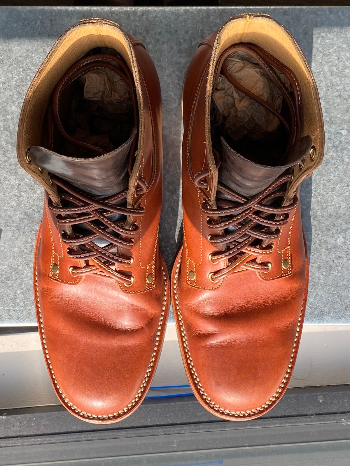 Photo by Behethan on January 4, 2024 of the Østmo Type I in Spanish Veg Tan.