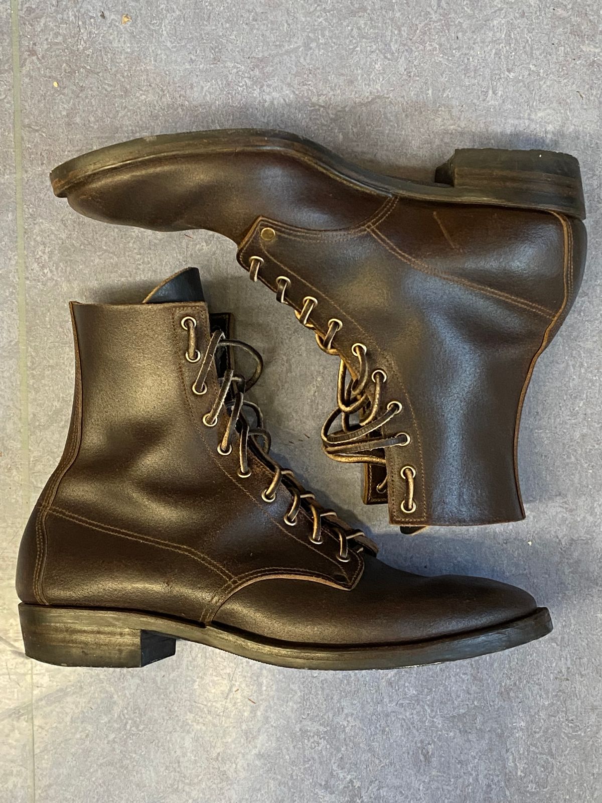 Photo by Behethan on December 2, 2024 of the NF Bootmaker Belmont Boot in Horween Brown Courtland Chromexcel.