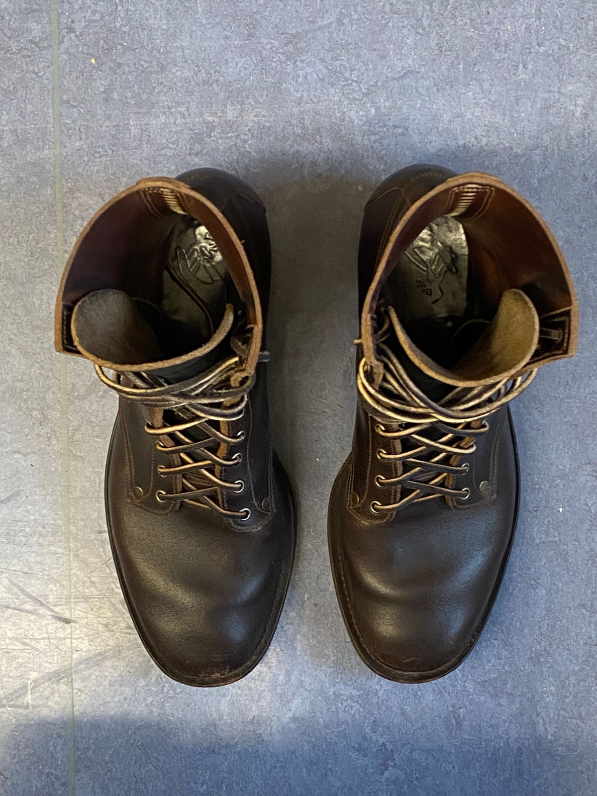 Photo by Behethan on December 2, 2024 of the NF Bootmaker Belmont Boot in Horween Brown Courtland Chromexcel.