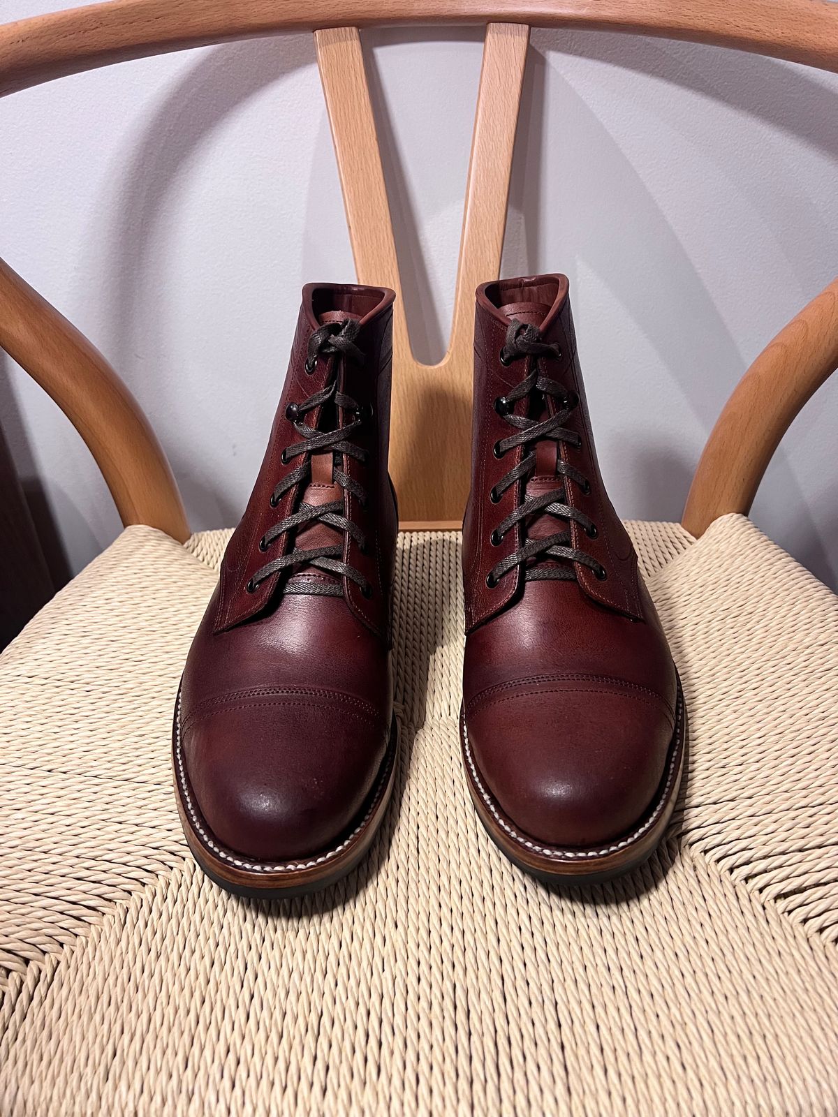 Photo by jperera on November 9, 2023 of the Perera Shoemaker Field Boot in Conceria Walpier Ghost Buttero.