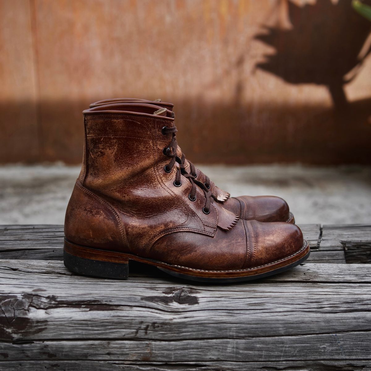 Photo by jperera on December 5, 2023 of the Perera Shoemaker Field Boot in Conceria Walpier Ghost Buttero.