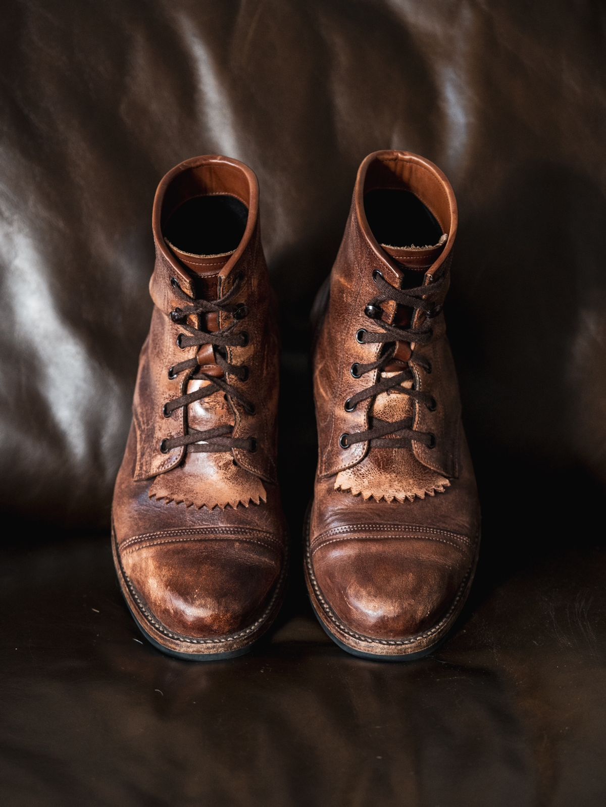 Photo by jperera on January 6, 2024 of the Perera Shoemaker Field Boot in Conceria Walpier Ghost Buttero.