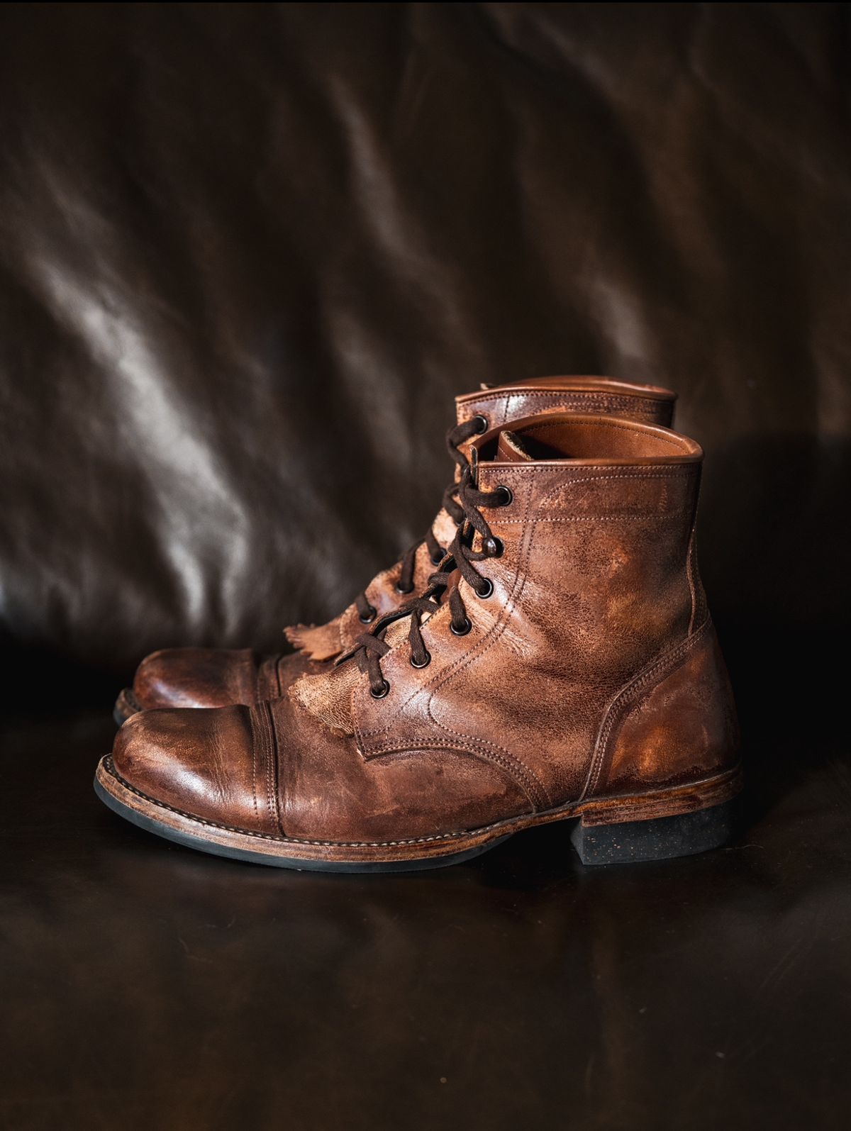 Photo by jperera on January 6, 2024 of the Perera Shoemaker Field Boot in Conceria Walpier Ghost Buttero.