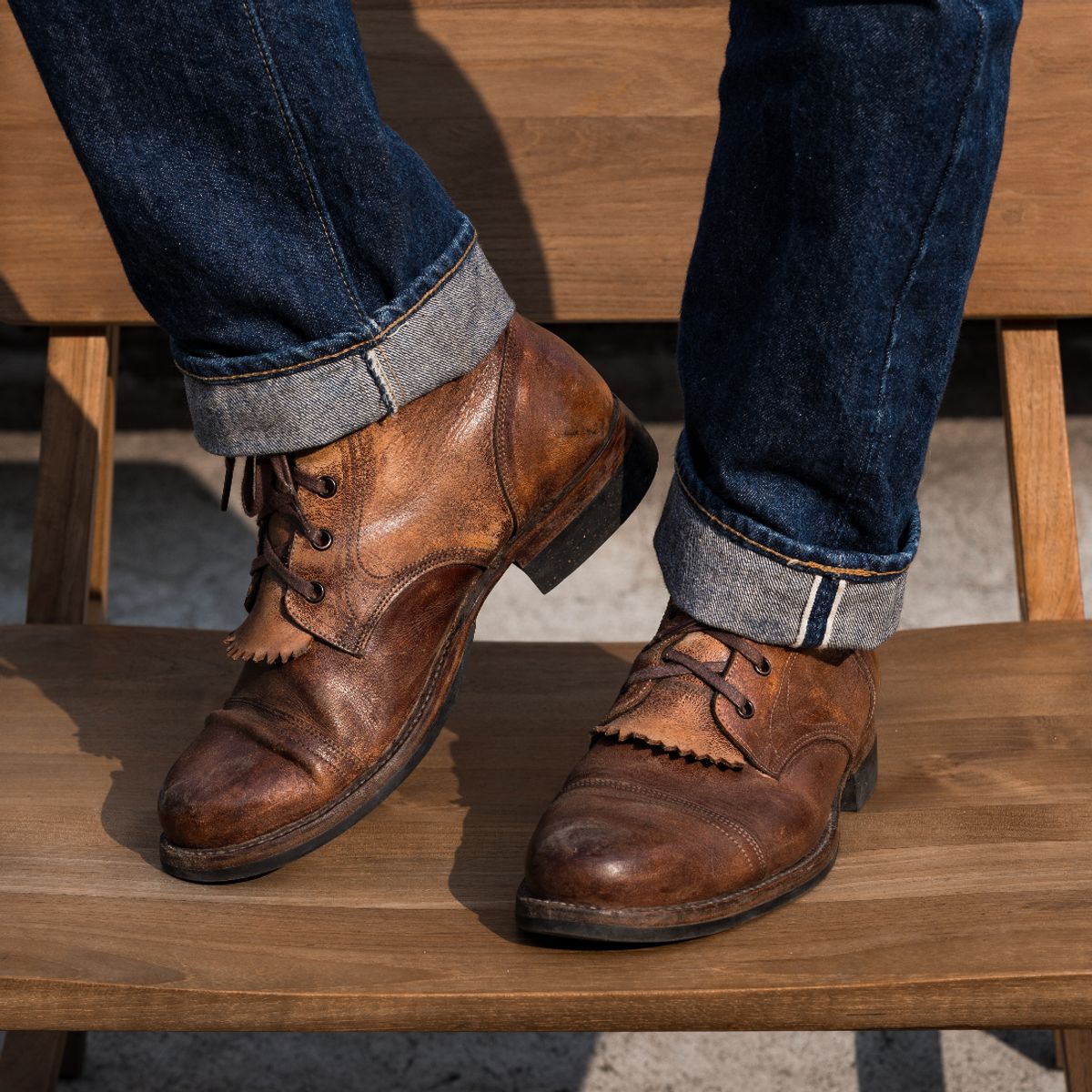 Photo by jperera on February 6, 2024 of the Perera Shoemaker Field Boot in Conceria Walpier Ghost Buttero.