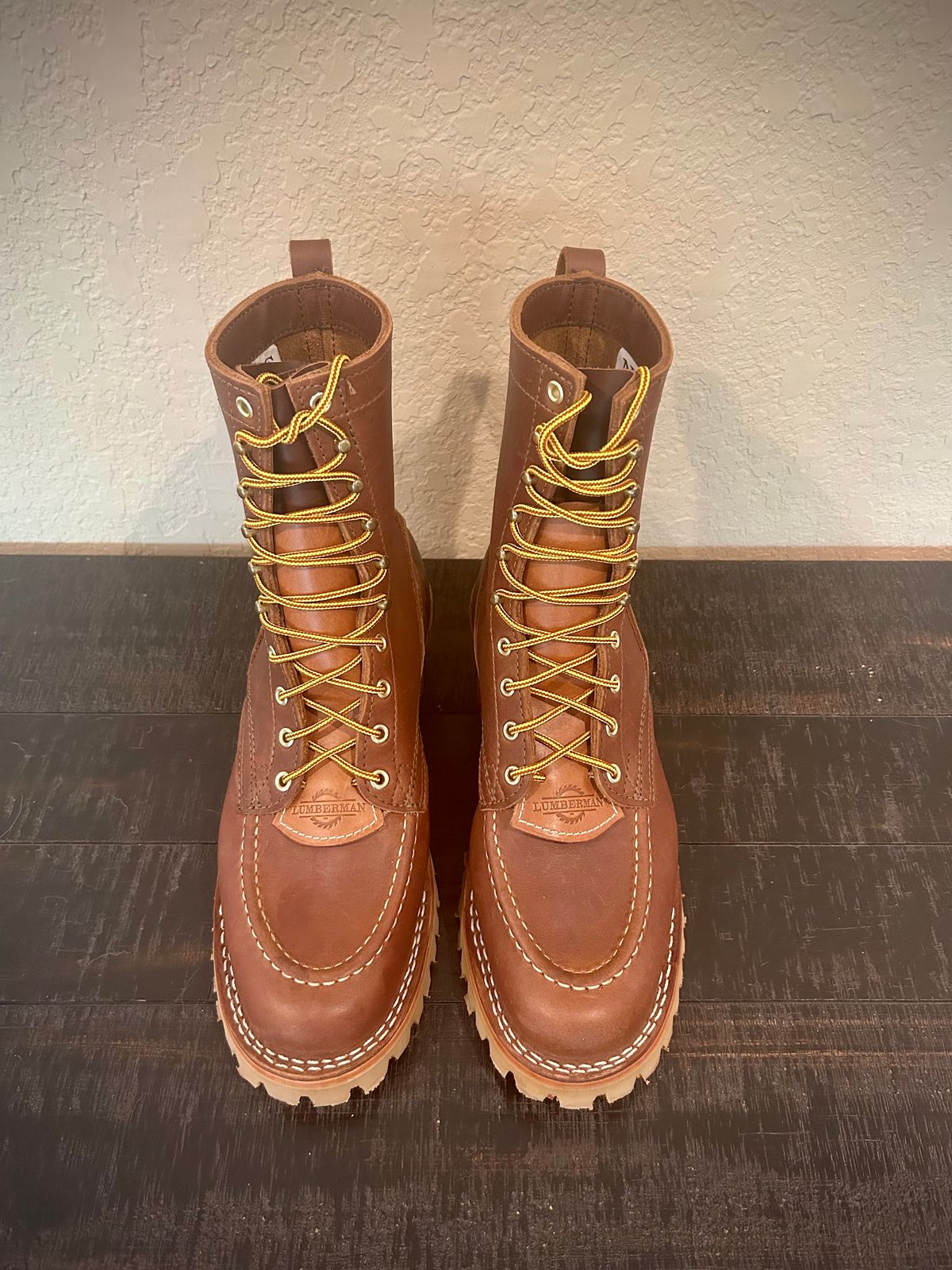 Photo by Lumberman on October 1, 2023 of the Nicks Moc Toe in Seidel 1964 Brown.