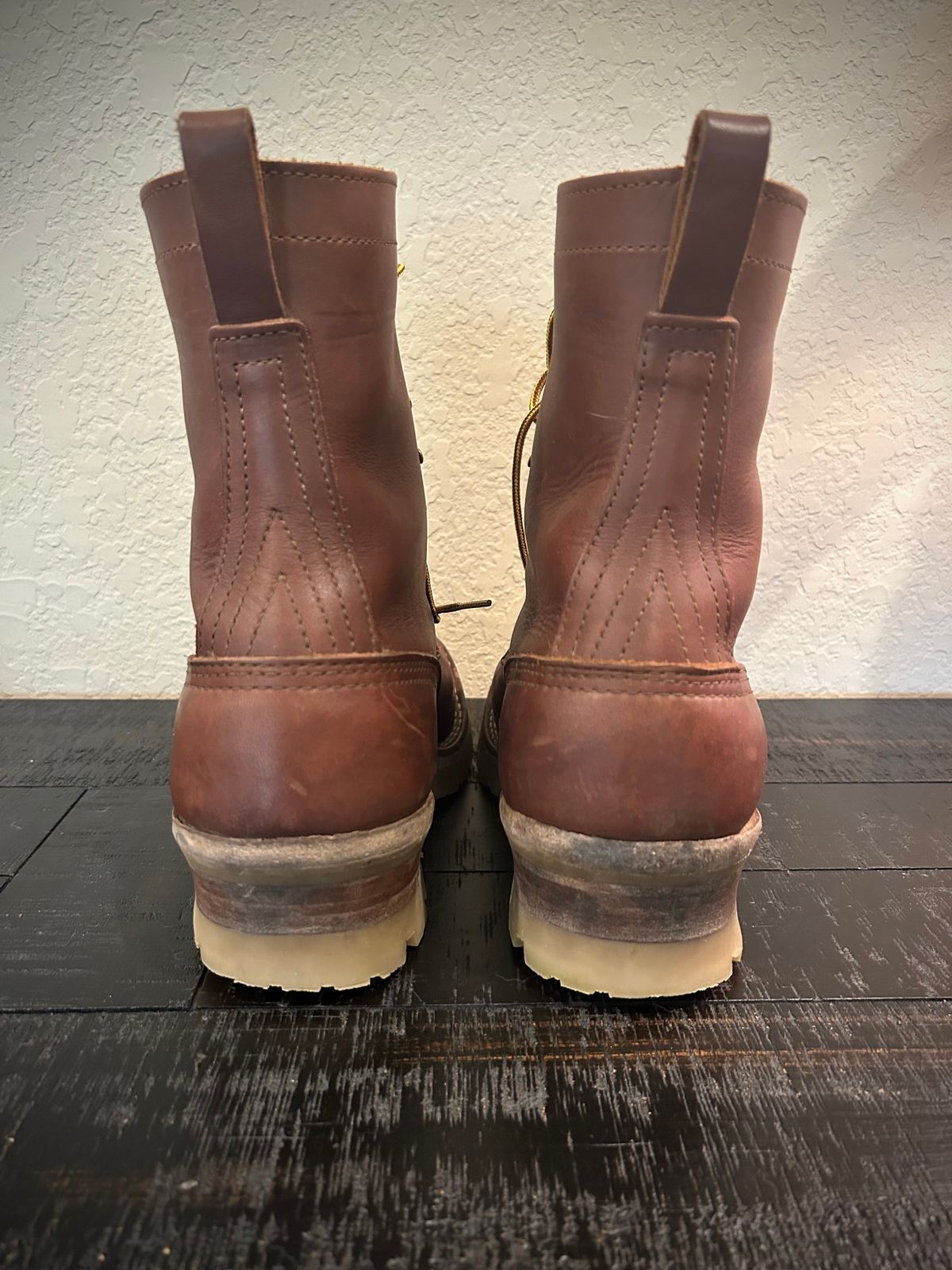 Photo by Lumberman on November 4, 2023 of the Nicks Moc Toe in Seidel 1964 Brown.