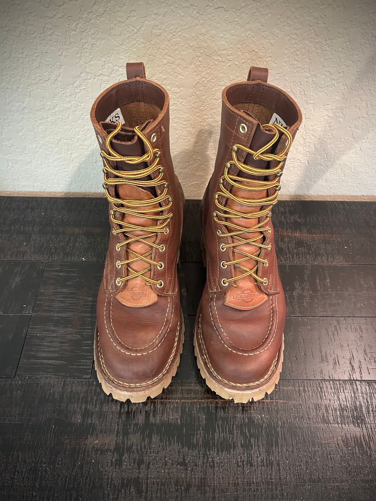 Photo by Lumberman on November 4, 2023 of the Nicks Moc Toe in Seidel 1964 Brown.
