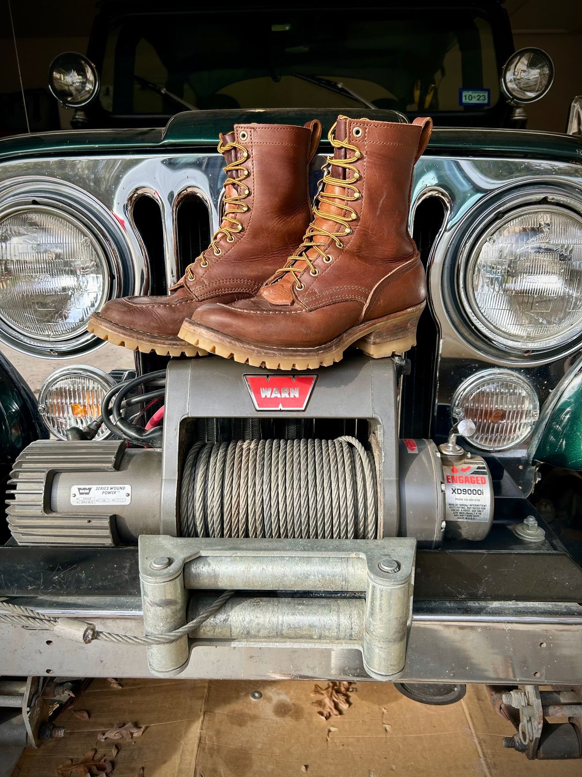 Photo by Lumberman on December 3, 2023 of the Nicks Moc Toe in Seidel 1964 Brown.