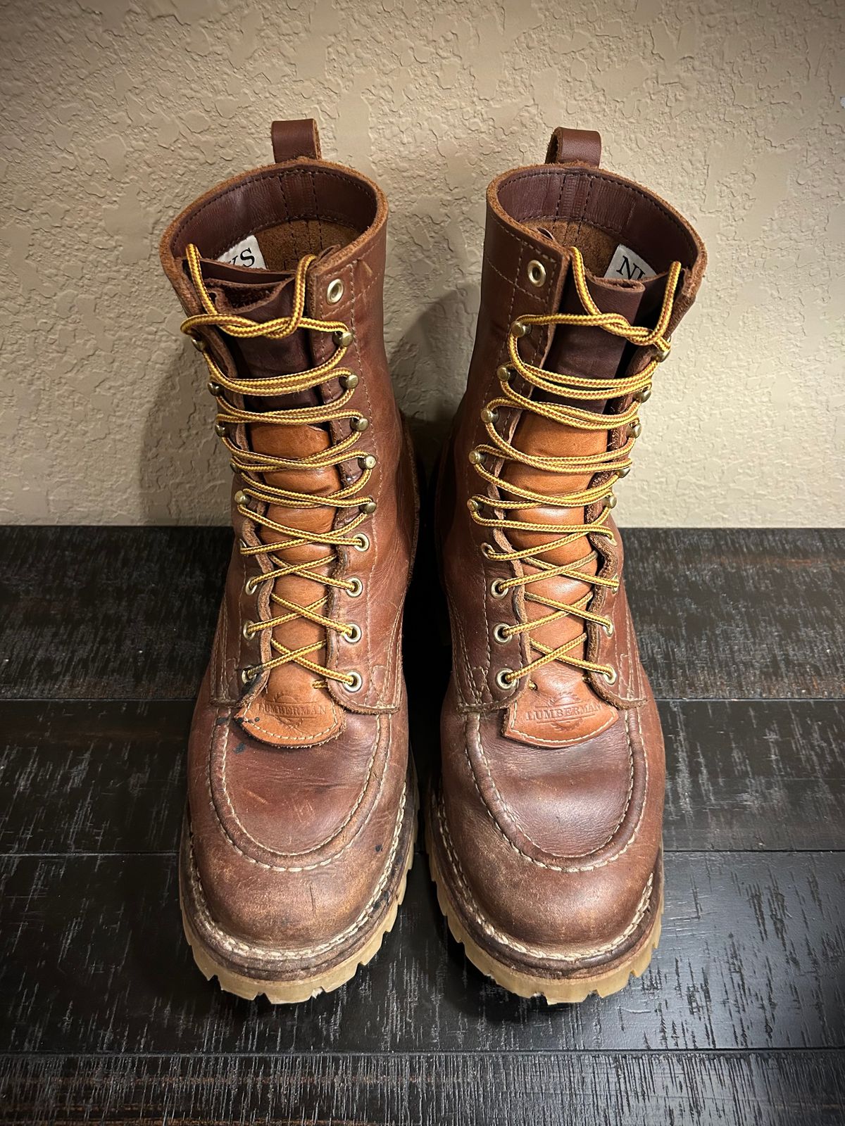 Photo by Lumberman on January 3, 2024 of the Nicks Moc Toe in Seidel 1964 Brown.