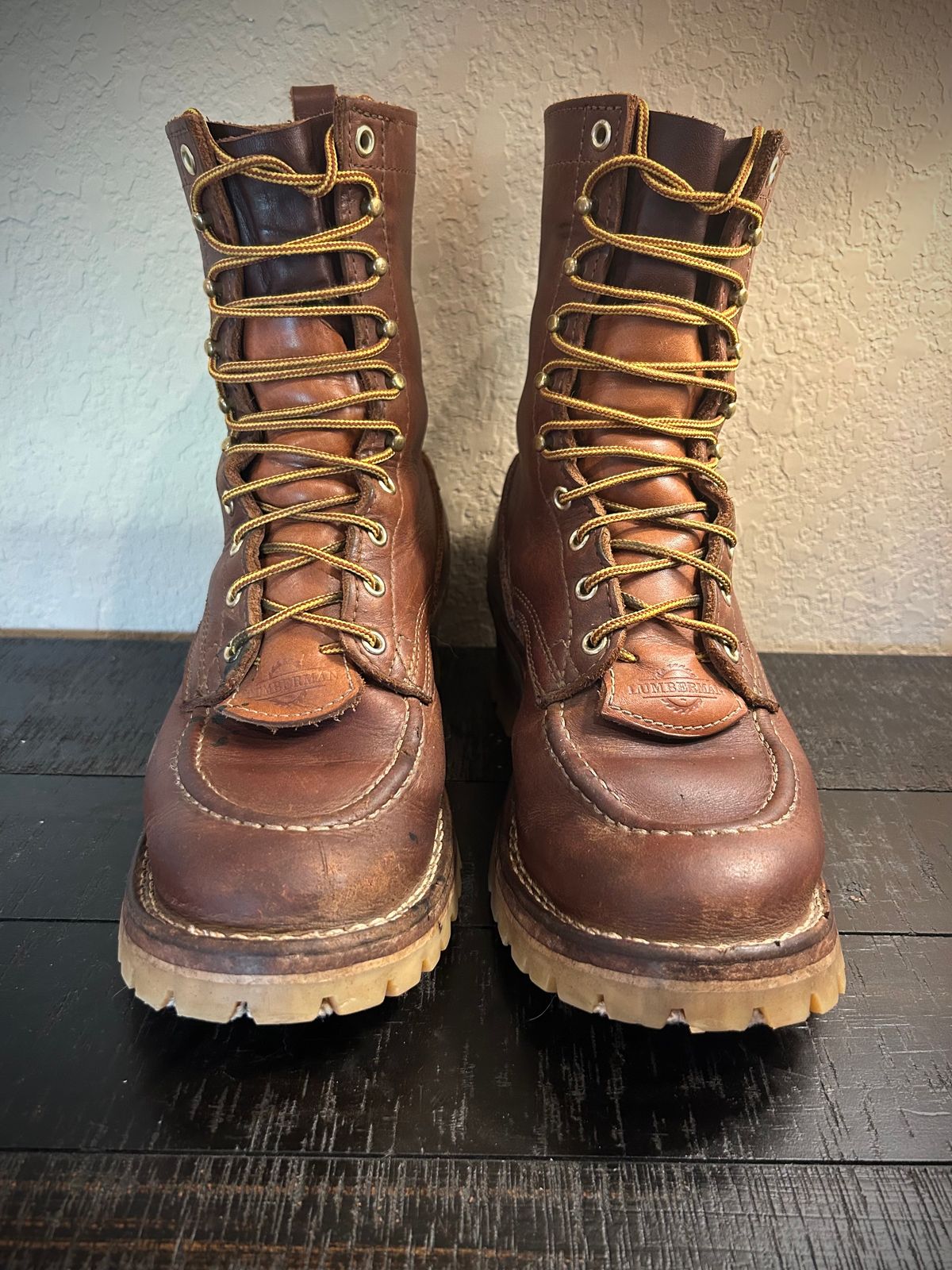 Photo by Lumberman on February 3, 2024 of the Nicks Moc Toe in Seidel 1964 Brown.