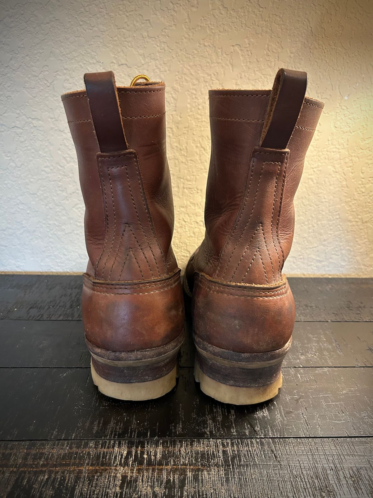 Photo by Lumberman on March 3, 2024 of the Nicks Moc Toe in Seidel 1964 Brown.
