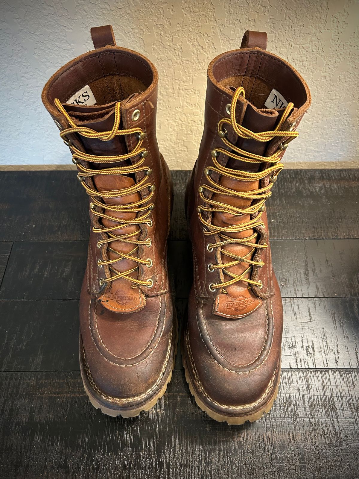 Photo by Lumberman on March 3, 2024 of the Nicks Moc Toe in Seidel 1964 Brown.