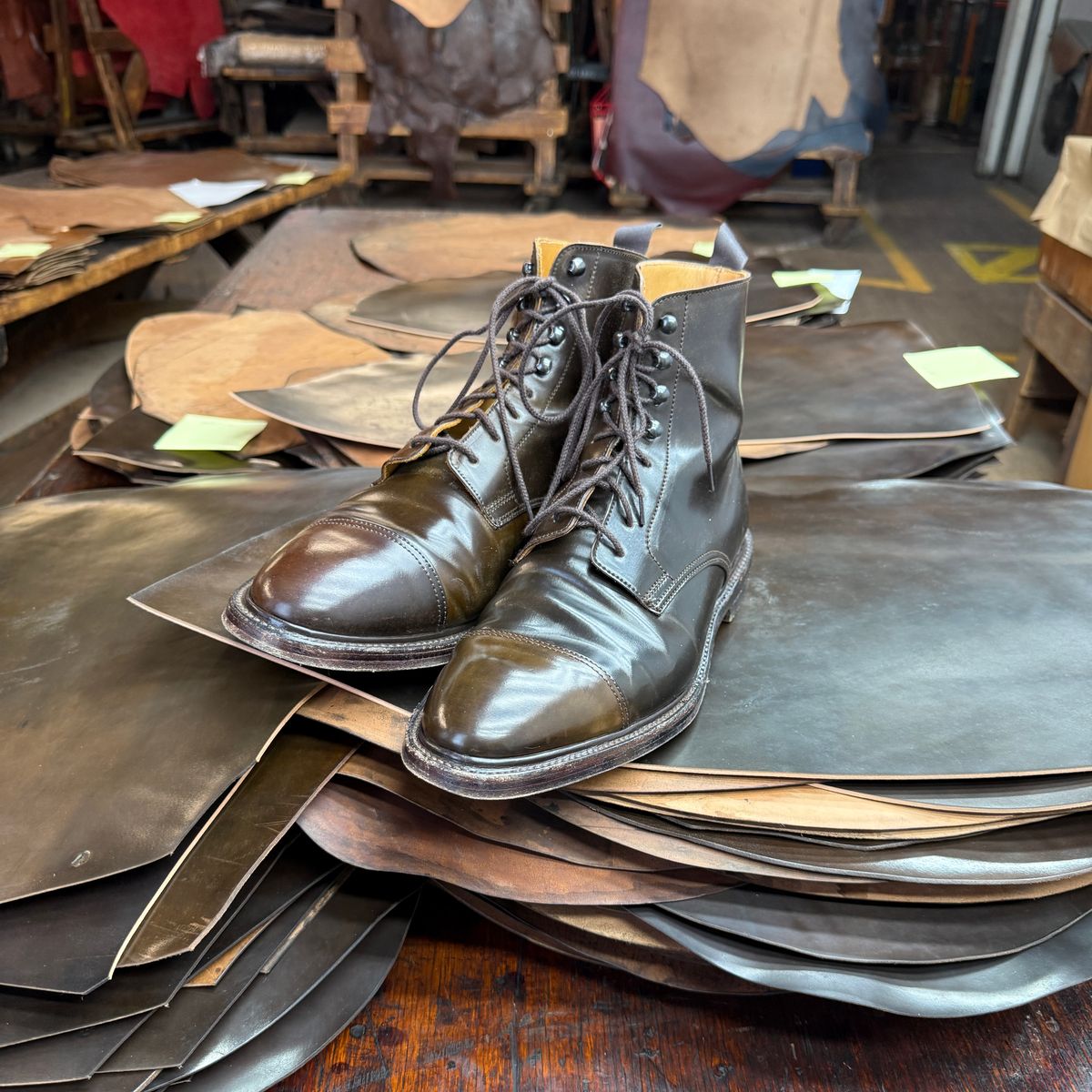 Photo by cordoman on December 4, 2024 of the Crockett & Jones Harlech in Horween Dark Cognac Shell Cordovan.