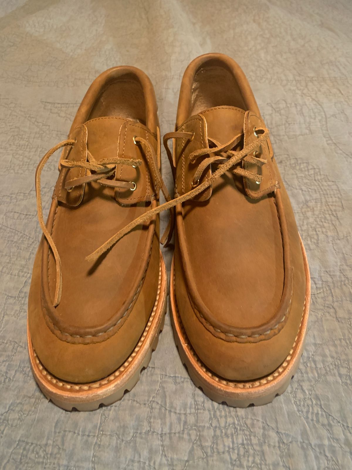 Photo by tinytopey on October 2, 2023 of the Rhodes Tahoe Boat Shoe Montagna in Unknown Leather.