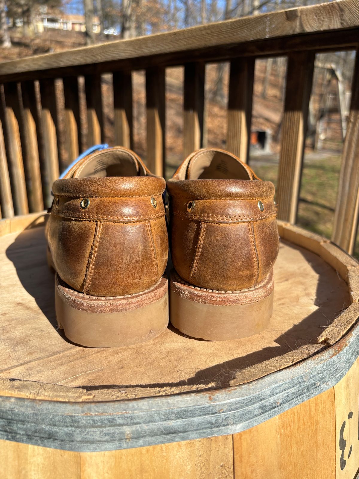 Photo by tinytopey on February 3, 2024 of the Rhodes Tahoe Boat Shoe Montagna in Unknown Leather.