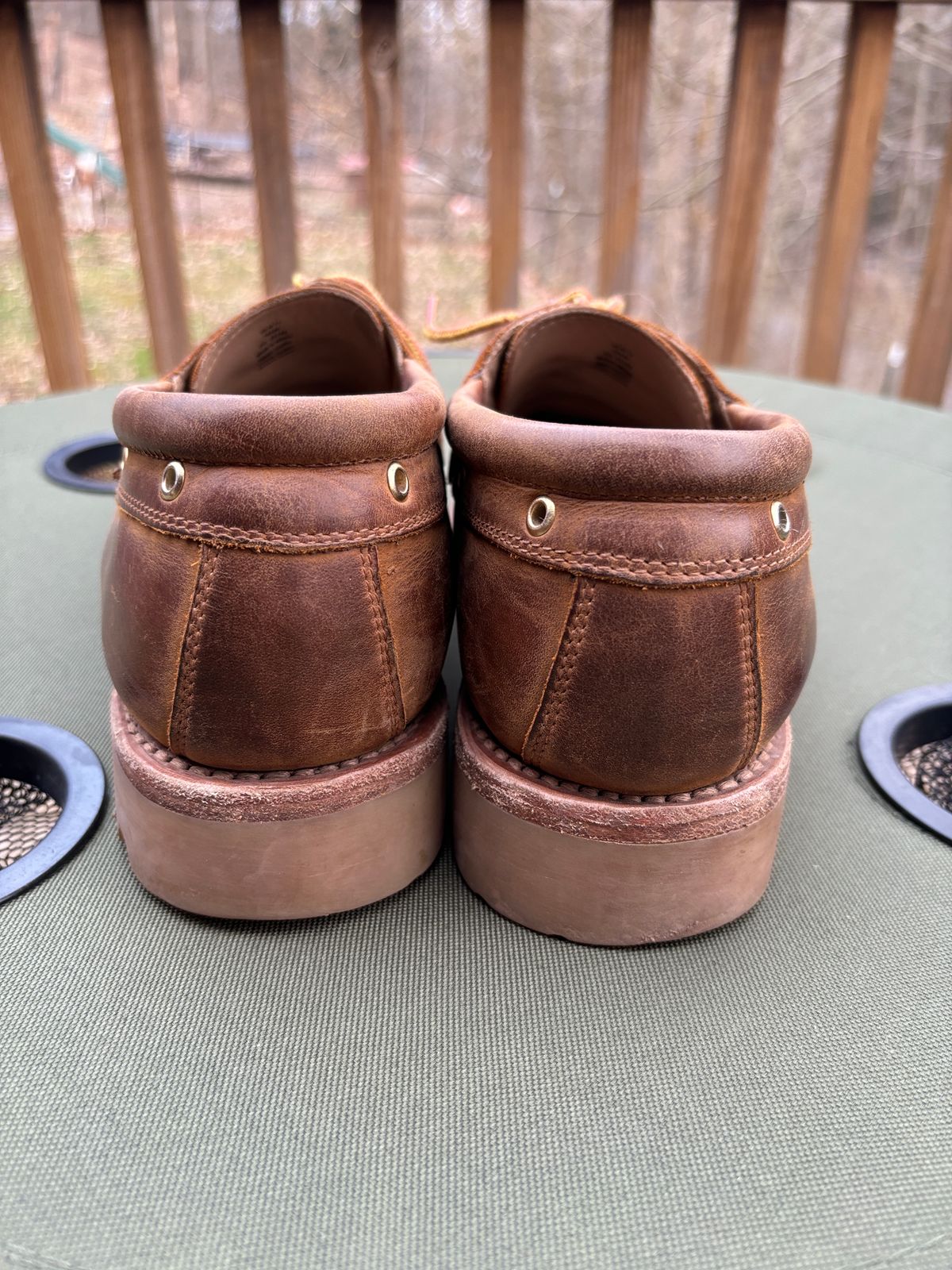 Photo by tinytopey on March 4, 2024 of the Rhodes Tahoe Boat Shoe Montagna in Unknown Leather.