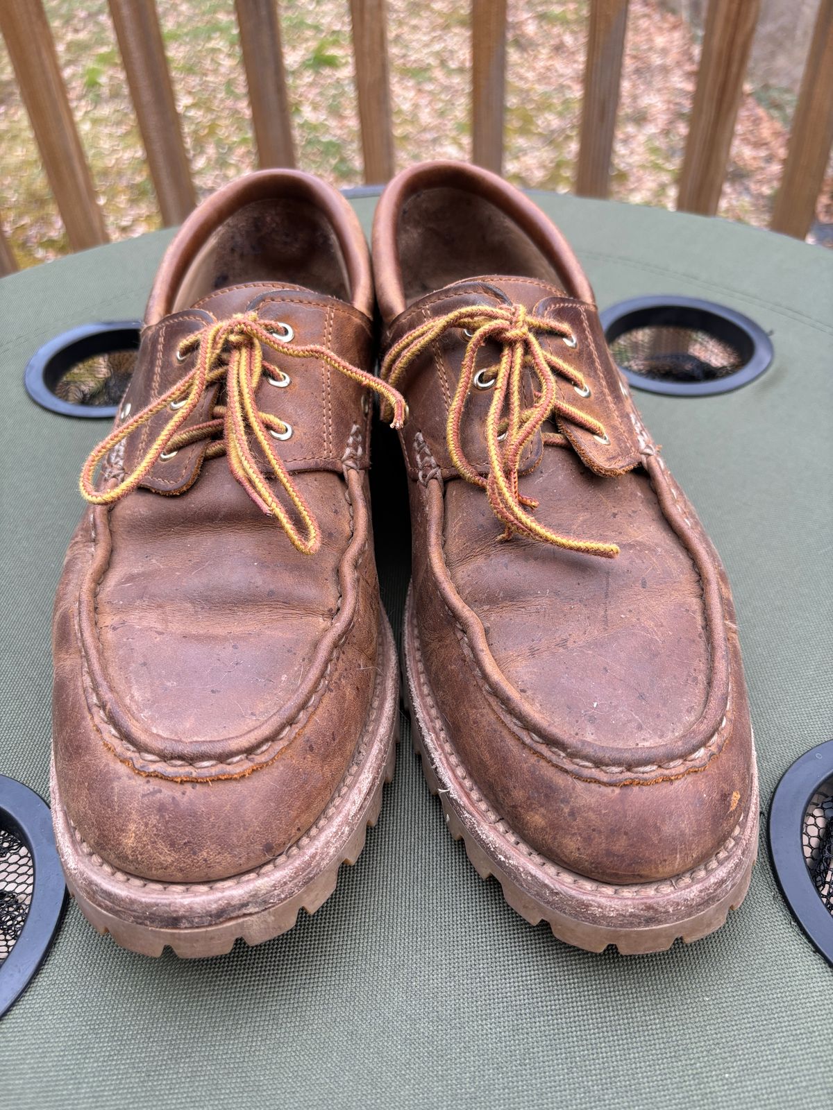 Photo by tinytopey on March 4, 2024 of the Rhodes Tahoe Boat Shoe Montagna in Unknown Leather.