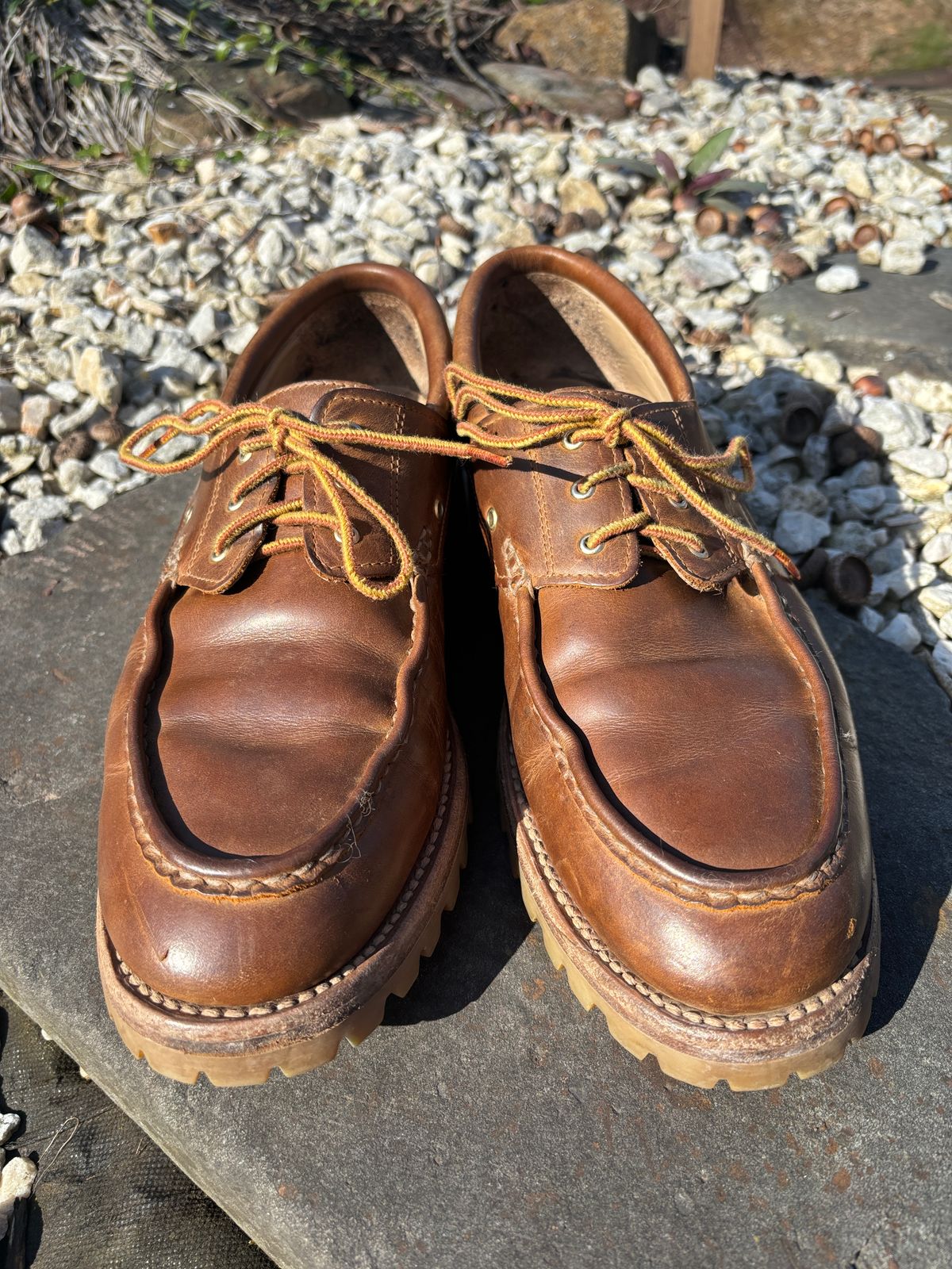 Photo by tinytopey on April 4, 2024 of the Rhodes Tahoe Boat Shoe Montagna in Unknown Leather.