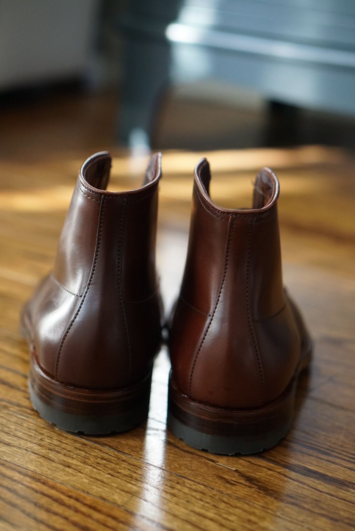 Photo by heavyE on October 1, 2022 of the Alden Indy Boot in Horween Color 4 Shell Cordovan.