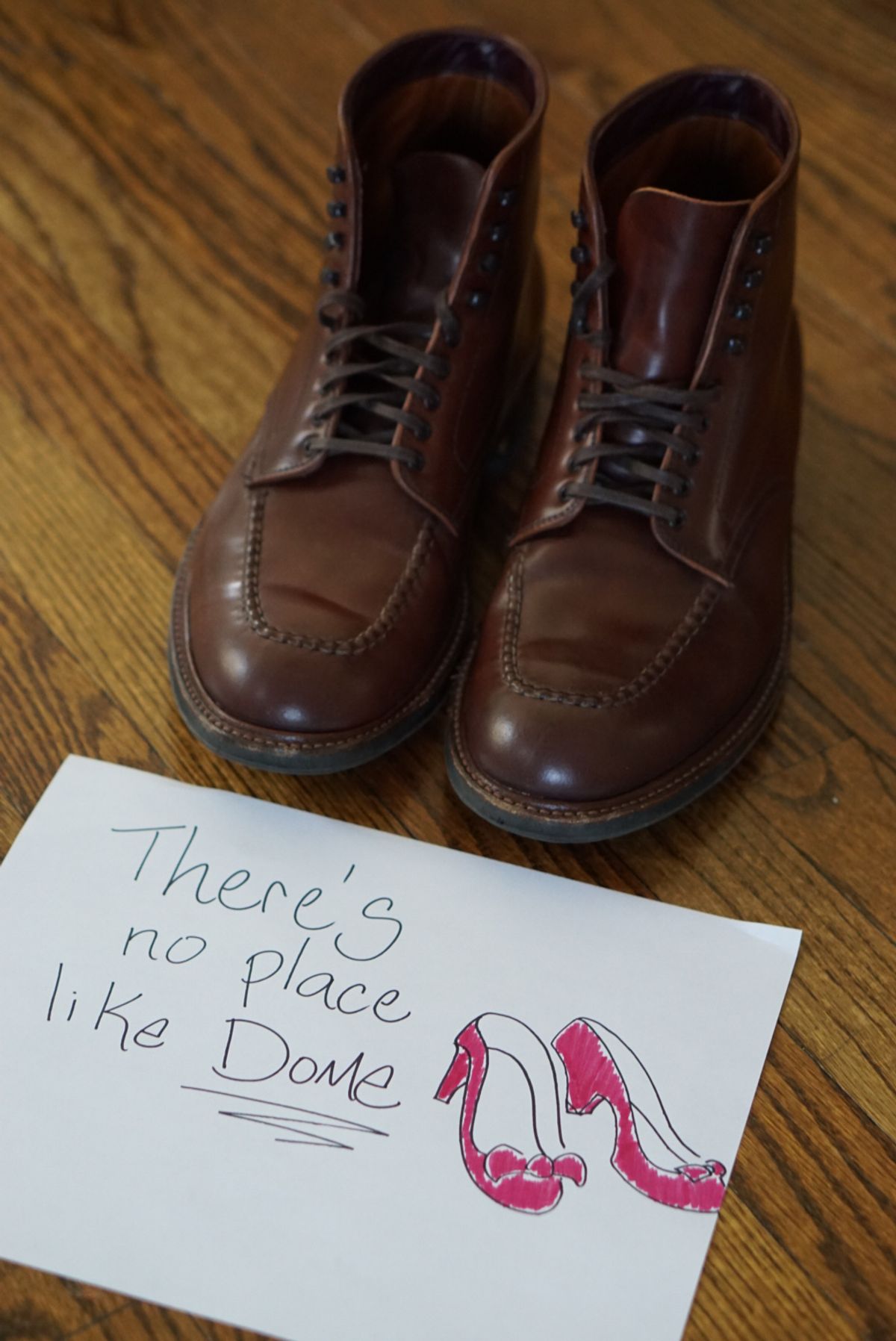 Photo by heavyE on November 2, 2022 of the Alden Indy Boot in Horween Color 4 Shell Cordovan.