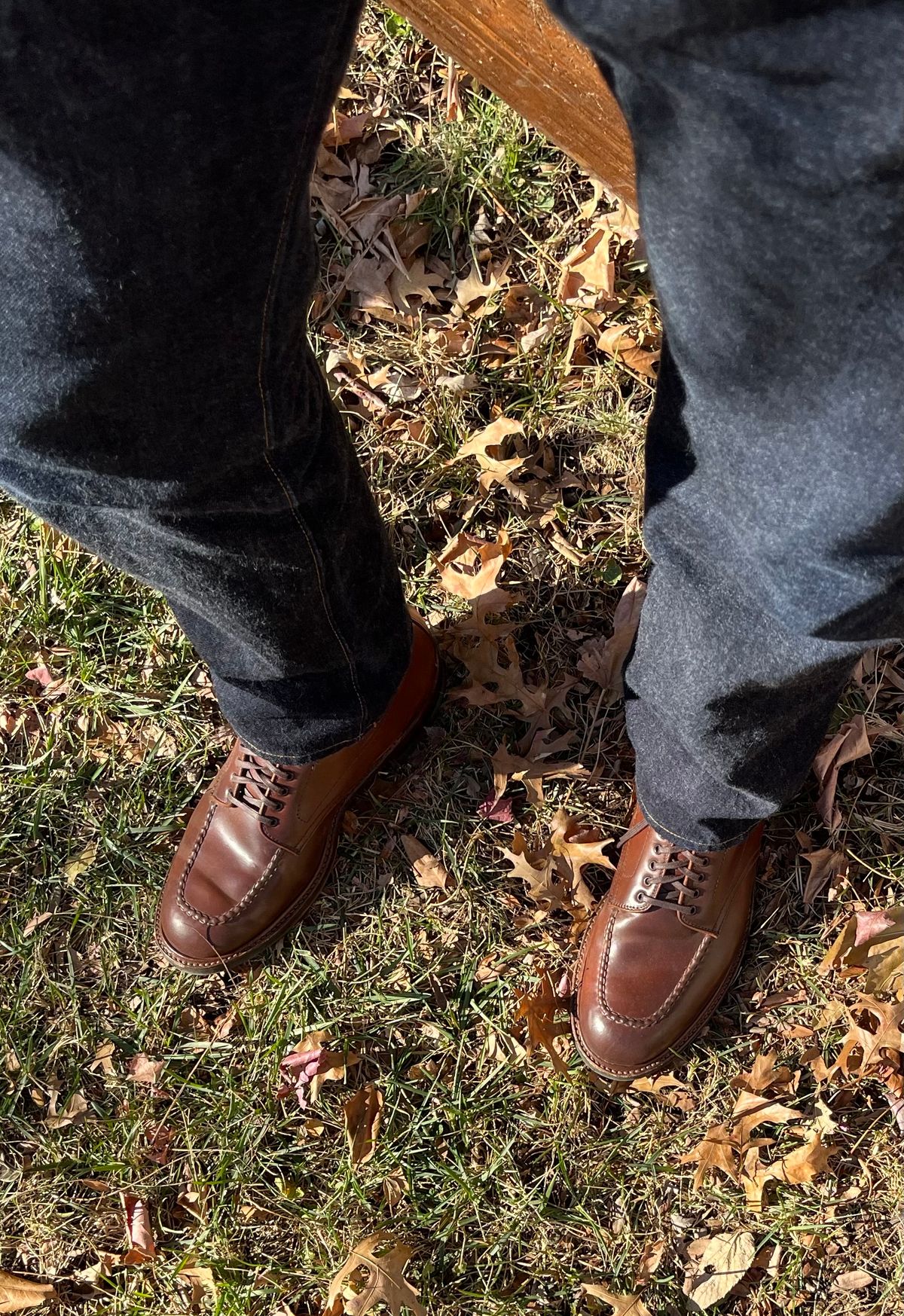 Photo by heavyE on December 3, 2022 of the Alden Indy Boot in Horween Color 4 Shell Cordovan.