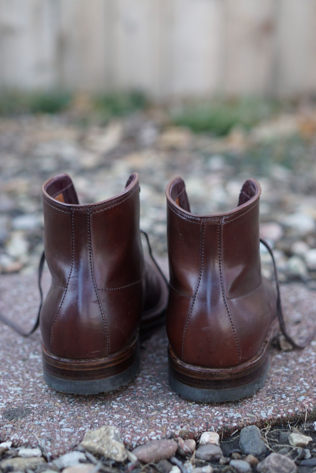Photo by heavyE on January 5, 2023 of the Alden Indy Boot in Horween Color 4 Shell Cordovan.